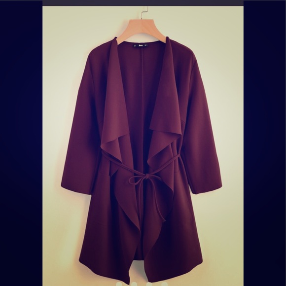 Tops - NWOT - Waterfall Collar Front Wrap